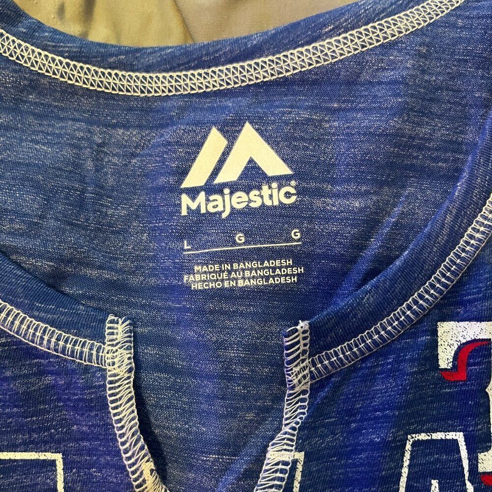NEW Women's Texas Rangers Blue Tank Large NWT - Picture 8 of 9